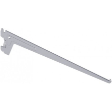 CONSOLE POUR CREMAILLERE SIMPLE 40 CM ACIER LAQUE GRIS