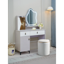 COIFFEUSE LED AVEC FAUTEUIL A11 2TIROIRS 1PORTE BLANC