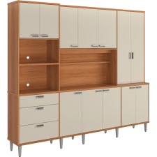 BUFFET DE CUISINE PULSE 904202 BOIS ET CREME