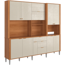 BUFFET DE CUISINE ASTRA 904311 BOIS ET CREME