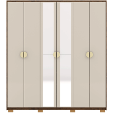 ARMOIRE NORONHA 10109IMBUIAFENDI 6 PORTES AVEC MIROIR
