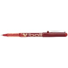 STYLO ROLLER - V-BALL - POINTE MOYENNE  0.7 MM -  ENCRE LIQUIDE - ROUGE