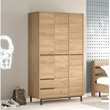 ARMOIRE ON15-S 3 PORTES ET 2 TIROIR CHENE