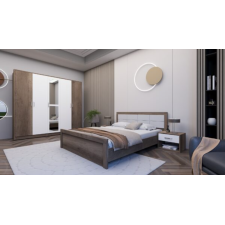 LIT ORION 2 PLACES - 160x200 CM - A442-D129 - BOIS/BLANC