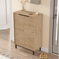 MEUBLE CHAUSSURE AG1-S - 5 ETAGERES - 2 PORTES - CHENE