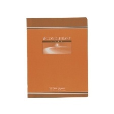 CAHIER GRANDS CARREAUX 96 PAGES 170x220 CONQUERANT REL. AGRAFE