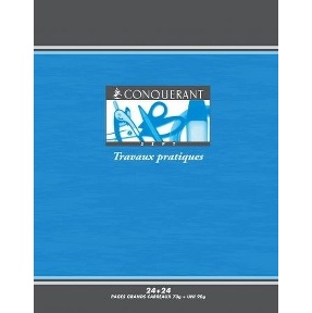 CAHIER TRAVAUX PRATIQUES 48 PAGES 170x220 CONQUERANT 