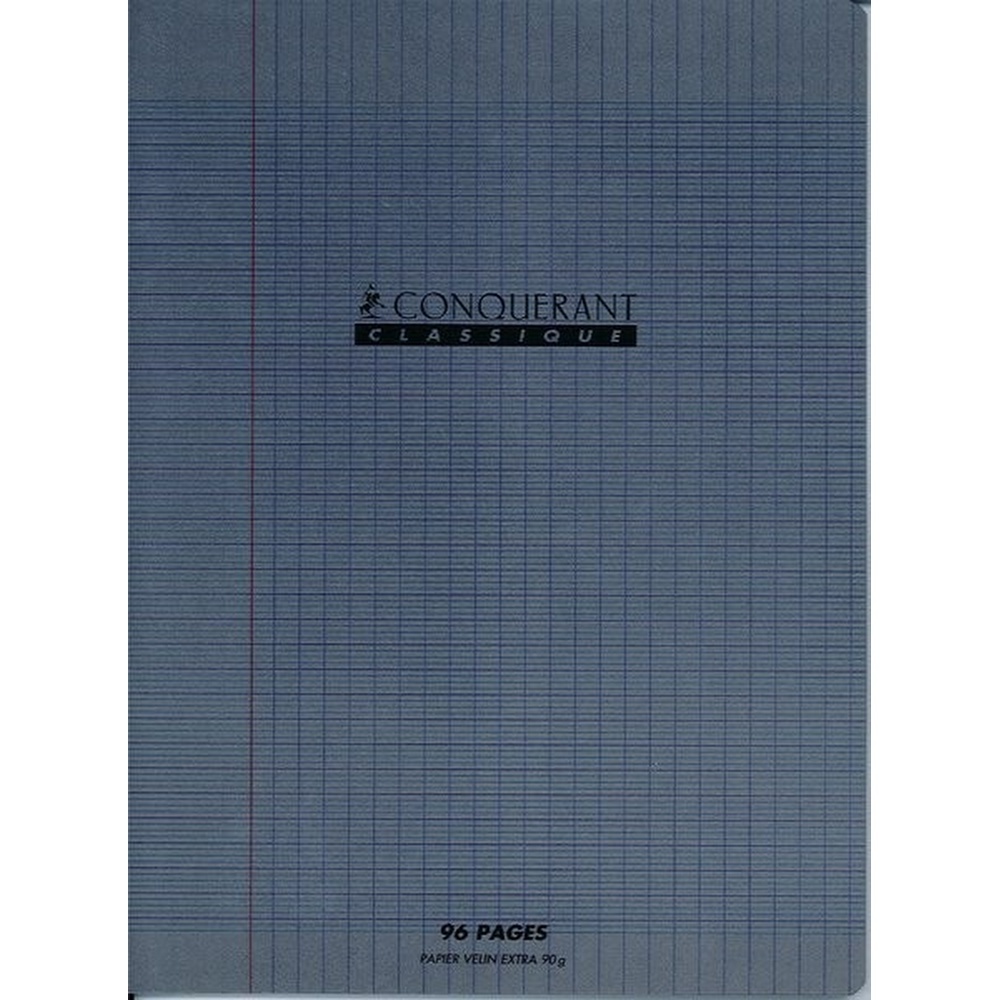 CAHIER GRANDS CARREAUX 96 PAGES 210x297 POLYPRO