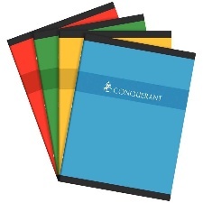 CAHIER GRANDS CARREAUX 48 PAGES 240x320 CONQUERANT 