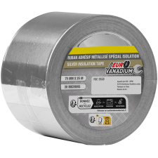 RUBAN ADHESIF METALLISE EURO VANADIUM SPECIAL ISOLATION 25M GRIS