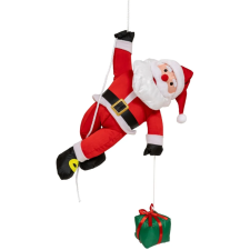 FIGURINE GRIMPEUR PERE NOEL+CADEAU