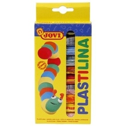 BOîTE DE 10 BÂTONS DE PÂTE A MODELER  PLASTILINA DE 14 GRS-