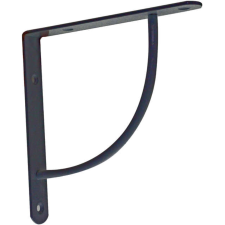 CONSOLE EQUERRE MURALE BIBOP 54015 230x230 MM ACIER NOIR
