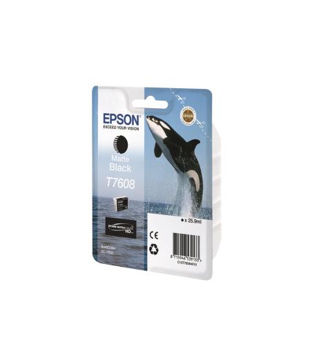 CARTOUCHE D'ENCRE EPSON T7608 INK CARTRIDGE MATTE BLACK