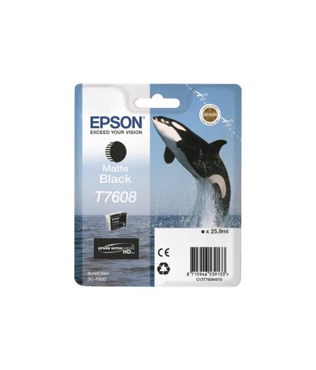 CARTOUCHE D'ENCRE EPSON C13T76084010 NOIR MAT