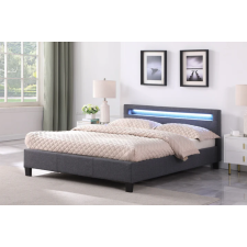 LIT LED SL9544/160/GREY 160X200 AVEC SOMMIER GRIS