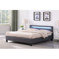 LIT LED SL9544/180/GREY 180X200 AVEC SOMMIER GRIS