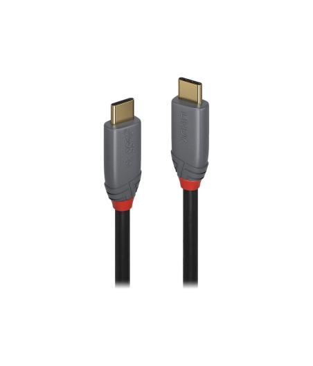 CABLE LINDY CA¢BLE USB 3.1 TYPE C C 5A ANTHRA