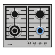 PLAQUE DE CUISSON BELFORD BF-405-I 4 FEUX GAZ 60CM INOX