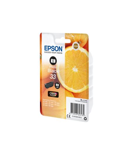 CARTOUCHE D'ENCRE EPSON 33 C13T33414012 PHOTO NOIRE