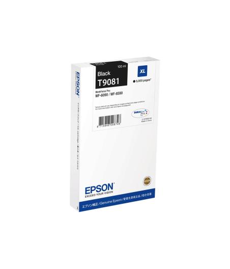 CARTOUCHE D'ENCRE EPSON T9081 (C13T90814N) NOIR XL
