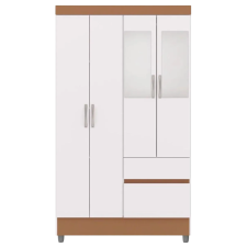 ARMOIRE IDEAL PLUS 10090BRANCOCAMARIM 4 PORTES ET 2 TIROIRS