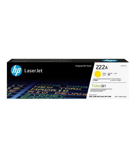 CARTOUCHE DE TONER HP (W2222A) 222A JAUNE 1200 PAGES