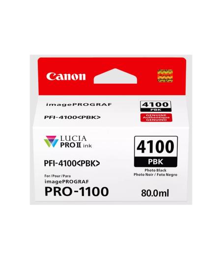 CARTOUCHE D'ENCRE CANON PFI-4100 PHOTO NOIRE