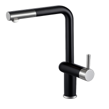 MITIGEUR CUISINE C115H NOIR ET ARGENT