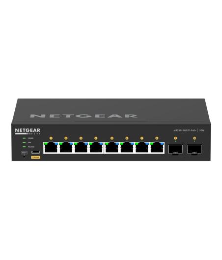 SWITCH NETGEAR 10PT M4250-8G2XF-POE+