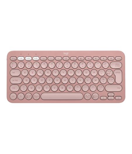 CLAVIER SS FIL LOGI PEBBLE KEYS 2 K380S TONAL ROSE (FR)
