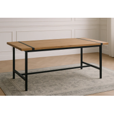 TABLE A MANGER FEBBRA LY-N1292T - BOIS/NOIR