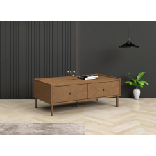 TABLE BASSE LV80 CFT8014MP-SMO - 2 CAVITES DE RANGEMENT - BOIS