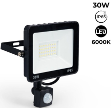 PROJECTEUR LED 30WATTS AVEC DETECTEUR IR 95LUMENS/WATT IP65 6000K NOIR
