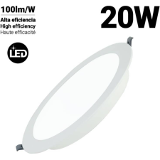 SPOT LED ENCASTRABLE EXTRA PLAT 20WATTS 4000K 190-200MM BLANC