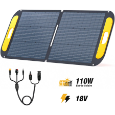PANNEAU SOLAIRE  PORTABLE 110WATTS AVEC ADAPTATEUR 3 EN 1 IP67
