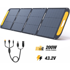 PANNEAU SOLAIRE PORTABLE 200WATTS AVEC ADAPTATEUR 3 EN 1 IP67