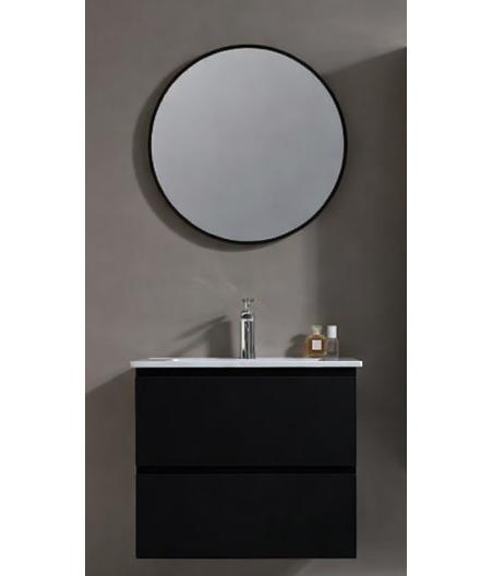 MEUBLE SALLE DE BAIN SIMPLE VASQUE - KOMBA1 NOIR