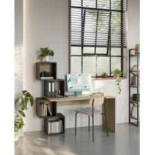 BUREAU CUBIK 17232 4 CUBES NOIR/CHENE