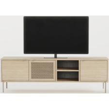 MEUBLE TV INTI 19566 2 NICHES CHENE