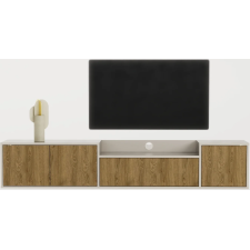 MEUBLE TV SUSPENDU 19425 3 PORTES 5 RANGEMENTS