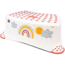 ESCALIER 1 MARCHE ARC-EN-CIEL BLANC