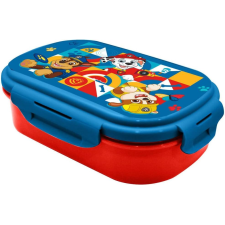 BOITE GOUTER PAW PATROL+FOURCHETTE BLEU/ROUGE