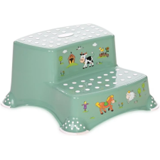ESCALIER 2 MARCHES ANIMAUX DE FERME VERT FONCE 3 ANS+