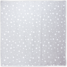 LANGE LORELLI 80X80 CM 100% COTON GRIS- ETOILE