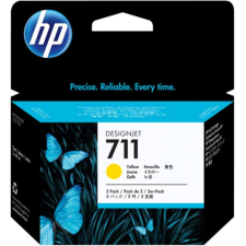CARTOUCHE D'ENCRE HP 711 29ML JAUNE PACK x3 DESIGNJET