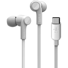 ECOUTEURS FILAIRE BELKIN ROCKSTAR USB-C STEREO BLANC