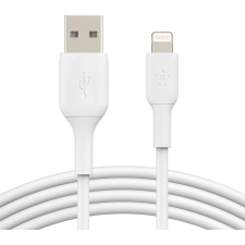 CABLE LIGHTNING BELKIN BOOST USB-A 1METRE BLANC