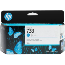 CARTOUCHE D'ENCRE HP 738 130ML CYAN DESIGNJET