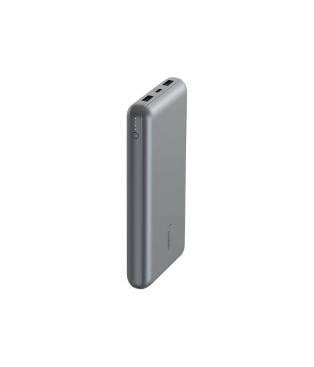 CHARGEUR TELEPHONE BELKIN 20K POWER BANK 15W SPACE GREY